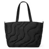 Bolso Tote de Mano para Portátil con Textura Esponjosa Inflable Personalizado para Amazon, Ligero, para Oficina, Negocios, Bolso de Plumas