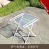 Mesa Dobrável Simples para Lazer, Uso Externo, Varanda, Uso Doméstico, Mesa da Moda para Lojas de Chá e Cafeterias, Mesa Minimalista e Estilosa