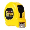Cinta métrica de acero Deli TT201/TT202/TT203, anticaída, engrosada, cinta métrica de 5 m