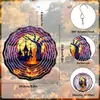 Novos Sino de Vento 3D Giratório de Halloween Transfronteiriço Decorações Penduradas de Jardim para Festas Sino de Vento Ornamento de Jardim