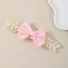 Diadema Europea y Americana para Recién Nacidos, Bebés e Infantes, Verano, Transpirable, Protección de la Fontanela, Moño, Diadema Delgada, Accesorios para el Cabello, Diadema para Bebé