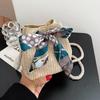 Bolso para mujer 2021 nuevo Xinke multi-marea moda ins bolso de paja bolso cubo con lazo una generación de pelo