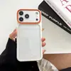 Estilo Pareja Dopamina Bloque de Color Ventana Grande Compatible con Funda para Teléfono Apple 17pro omax 16pro Cobertura Total 15/14