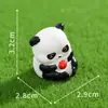 Micro Paisaje Creativo Feliz Infancia Muñeco Panda Adornos Llavero DIY Decoración Accesorios Escritorio Pequeños Adornos