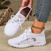 Zapatos cruzados nuevos de primavera para mujer, de suela blanda, cómodos, casuales, zapatillas de punto volador de corte bajo, cómodas y a la moda