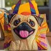 2026 Nueva Serie Transfronteriza de Cachorros Estampado Digital Bolso de Hombro Acolchado de Moda