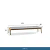 Sofá de Exterior, Silla Individual de Teak para Patio, Silla de Mimbre Impermeable Resistente al Sol de Madera Maciza, Muebles de Mesa de Café de Mimbre para Jardín de Exterior