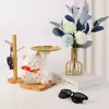 Nova bandeja decoração de gato luxo leve decoração de casa itens de presente de Ano Novo decoração de mesa sala de estar armário de vinho entrada de chaves