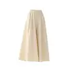 Pantalones Falda Yamamoto para Mujer, Estilo Delgado de Otoño 2026 Nueva Falda de Cintura Alta Línea A, Pantalones de Pierna Ancha Fluidos de Seda Hielo para Mujer Petite