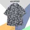 Camisa de Manga Corta Estampada Hawaiana para Hombre Verano Viajes Vacaciones en la Costa Playa Camisa de Hombre Holgada Fantasía Top