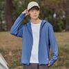 Roupas de Proteção Solar de Seda Gelada de Verão para Casal Feminino Anti-ultravioleta Manga Longa Ultra-fina Blusa Casaco Ciclismo Compra em Grupo
