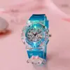 Reloj Infantil de Fábrica Dibujo Animado Sanrio Kuromi Reloj Electrónico Luminoso Estudiantes de Primaria y Secundaria Reloj de Cuarzo Digital con Manecillas