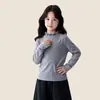 TUTU Elefantinho Roupa Infantil Meninas Camada Base Manga Longa 2026 Outono/Inverno Novo Estilo Infantil Gola Alta Meia-Calça com Babados