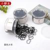 Anillo para el cabello de niña de color, tamaño enlatado, fuerte tirón, banda de goma desechable continua, cuerda para el cabello de bebé