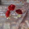 Fada Pêssego Peônia Flor simulação flor decoração de casamento simulação flor linha estrada guia flor peônia peônia flor falsa flor