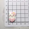 Acessórios de Joias de Resina Gato Rosa Brilhante DIY Feito à Mão Criativo Cola de Creme Capa de Celular Acessórios de Cabelo Tiara Adesivos