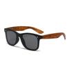 Lentes coloridas pernas de madeira grão óculos de sol europeus e americanos óculos esportivos femininos equitação protetor solar moda óculos de sol transfronteiriços masculinos