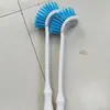 Escova de vaso sanitário para limpeza poderosa sem pontos cegos, uso duplo para montagem no chão e na parede, sem necessidade de furar, com base, escova de banheiro