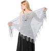 Nuevo chal triangular de encaje para novia, dama de honor, vestido de boda, chal de banquete, bufanda triangular, mujer, venta al por mayor transfronteriza