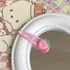 Lindo Pinza de Pelo Brillante de Fresa, Pasador Rosa Dulce para Niñas, Pinza para Flequillo de Estudiante, Accesorio para el Cabello Infantil, Pinza
