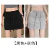 Falda A de tiro alto versátil y ajustada, nueva falda-pantalón casual de verano con cordón, falda corta con un toque deportivo para niñas