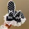 Diadema Lolita Estilo Japonés para Mujer, Accesorio para el Cabello de Disfraz Vintage de Sirvienta, Linda Diadema Lolita con Lazo, Tocado Kc