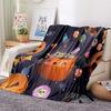 Manta Flannel Digital Impresión Halloween Cómoda Suave Cálida Terciopelo Doble Cara Pequeña Manta Aire Acondicionado Manta Sofá