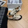 Zapatillas de entrenamiento para mujer con suela gruesa 2026 nuevo color de otoño, bloques de color, antideslizantes, cómodas, para senderismo, zapatillas deportivas casuales
