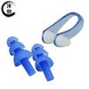 Clip de Nariz de Silicona Tapones para los Oídos Impermeables Antideslizantes Tapones para los Oídos de Clip de Nariz para Nadar Entrenamiento Suaves y Cómodos Juego de Tapones para los Oídos de Clip de Nariz Venta al por Mayor