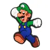Sapatos Super Mario Aventura das Flores Jogo Conjunto Combo Amazon Princesa Dinossauro Croc Sapatos Fivela de Sapato