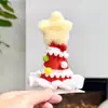 Grampo de cabelo Chapéu de Natal Vermelho infantil Menina menina pequena Grampo de cabelo de Natal Acessórios de cabelo Adorno de cabeça Princesa bebê menina