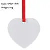 Amazon Colgante de Navidad de Aluminio para Transferencia de Calor Árbol de Navidad Copo de Nieve Campana Aluminio de Sublimación Colgante de Navidad de Sublimación