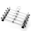 Hengman fábrica direta aço inoxidável metal clipe calças rack multifuncional cromado antiderrapante calças clipe doméstico grupo clipe atacado