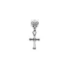 Colgante de aleación para joyería DIY venta caliente transfronteriza 86 colgante de llavero de pluma de amor de plata antigua joyería