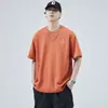 Camiseta de Manga Corta Pesada para Hombre 2026 Nuevo Verano Top Bordado Corte Holgado Ropa para Hombre Venta al por Mayor