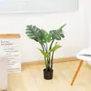 Árvore de simulação planta bonsai planta em vaso shopping center escritório sala de estar decoração flor flor artificial planta verde banana de viajante atacado