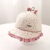 Chapéus para Bebês e Crianças Pequenas, Chapéus de Sol para Primavera e Outono, Bonés com Aba Larga para Meninas Bebês, Bonés de Baseball Doces Estilo Coreano para Bebês de Poucos Meses