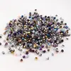 Cuentas de cristal de color galvanizado con punta Cuentas de diamante cuentas sueltas venta al por mayor accesorios de joyería creativos para bricolaje Pulsera de moda cuentas