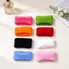 Ligas de Colores Alta Elasticidad Ligas sin Costuras Color Sólido Simple Anillo de Toalla Engrosado Ensanchado Ligas para Chongo