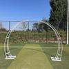 Nuevos accesorios de boda arco de puerta de hierro con cuernos para exteriores Ping boda área de bienvenida diseño de escenario estante decorativo