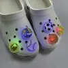 Diapositivas para Zapatos de Equipo de Fútbol del Mundial con Luz LED Intermitente Accesorios para Zapatos Impresos en UV