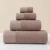 Toalla Cuadrada de Algodón Puro Grueso de Color Sólido para Baño Juego de Toallas de Baño Algodón Puro de Comercio Exterior Toalla de Baño Ampliada de Color Oscuro
