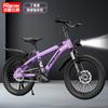 Bicicleta para niños Feige 6-12 Niños y niñas 18-22 pulgadas Velocidad variable Montaña Doble amortiguación Bicicleta para estudiantes Frenos de doble disco