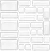 Juego de Cajas de Almacenamiento con Cajones Transparentes Transfronterizos Combinación de Clasificación de Cosméticos de Escritorio Caja de Almacenamiento Organizador de Artículos Varios Divisor Almacenamiento