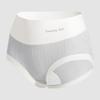 Calcinha Feminina Jacquard Algodão Macio YunGan Cintura Alta Abdominal Franzida Sem Costura Quadril Skin-Friendly Naked Algodão Puro Virilha Antibacteriana