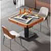 Nuevo Modelo de Máquina de Mahjong con Diseño de Montaña Rusa con Alas Giratorias, Bajo Ruido, Totalmente Automática, Plegable, Función de Calefacción, Mesa Eléctrica de Mahjong para Uso Doméstico