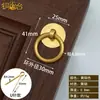 Manija de cajón redonda estilo chino antiguo/Manija de mueble de estilo chino antiguo/Manija de cajón de cobre puro/Tirador de gabinete de cobre grabado