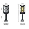 Lámpara Solar Transfronteriza para el Hogar Control Remoto Lámpara con Sensor de Cuerpo Humano Lámpara de Pared para Patio Exterior Control de Luz Exterior Farola Integrada
