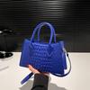 Bolsas para Mulheres 2025 Outono e Inverno Nova Moda Casual Pequena Fresca Padrão Crocodilo Bolsa de Mão Ombro Único Axila Feminina Bolsa Pequena