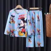 Pijama Infantil Primavera y Otoño Manga Larga Ropa de Casa para Niños y Niñas conjunto Ropa de Otoño Calzoncillos Ropa de Casa para Bebé